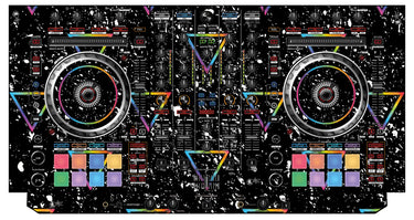 Pioneer DJ DDJ SX 3 Skin Minimal Rainbow